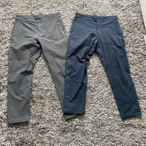 Lululemon Lot of 2 Commission Pant Classic Warpstreme 28" Sz 32 - Picture 1 of 13